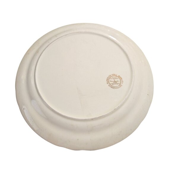 Hall Jewel Tea Autumn Leaf Mary Dunbar Dinner Plate Soup Bowl Berry Bowls Lot - Picture 9 of 9